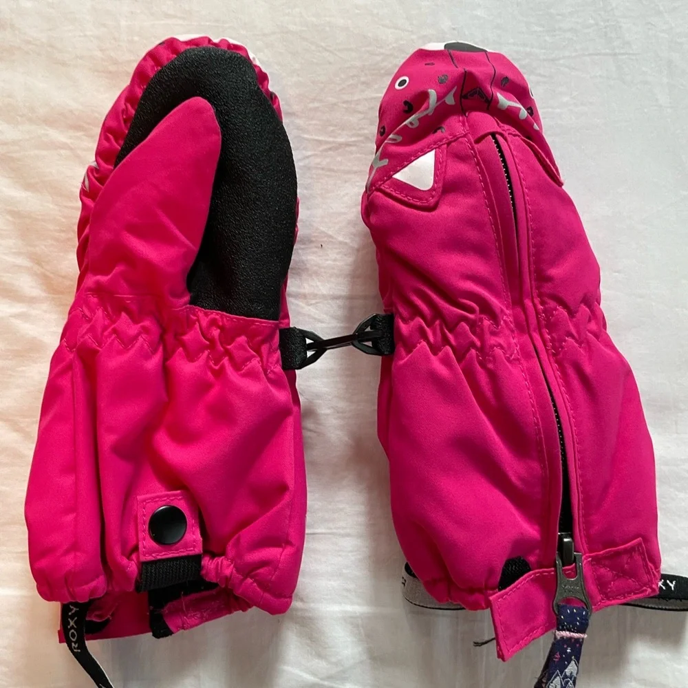 Roxy Fuchsia Toddler Mittens